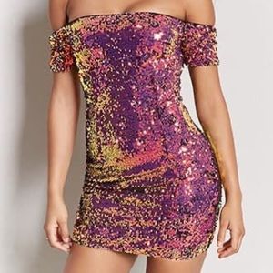 Forever 21 sequin shirt / minidress